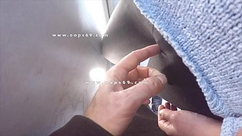 Play Stranger Touch & Fingering Woman's Pussy inside a Crowded Metro Train
