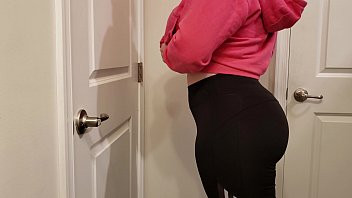 Play My Big Ass In Yoga Pants and Some New Lingerie