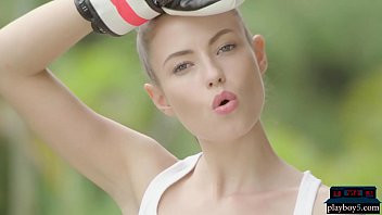 Play Petite Russian model with a sexy ass gets naked after boxing