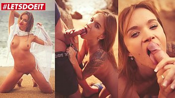 Play LETSDOEIT - Hot Czech Pornstar Angel Piaff Masturbates By The Beach And Blows Her BF
