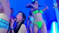 Play Latina Orgy: Amateurs Go Wild for Big Cock