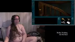 Play Tattooed Brunette Strips for Nude Royal Tower Playthrough