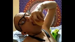 Play Deepthroat Delight: Dildo Play & Orgasmic Finish - Happy New Year!