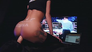 Play Brunette Riding on Dildo and Bets on Fedor Emelianenko at Melbet Bookmaker