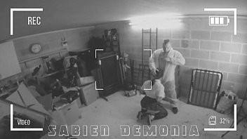 Play CCTV footage of sexy teen Sabien Demonia getting fucked in ass by school worker