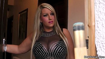 Play Blonde bbw in nylons gets slammed on pool table
