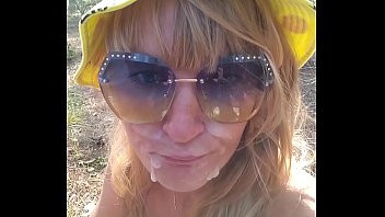 Play Kinky Selfie - Quick fuck in the forest. Blowjob, Ass Licking, Doggystyle, Cum on face. Outdoor sex